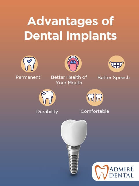 advantages of dental implants